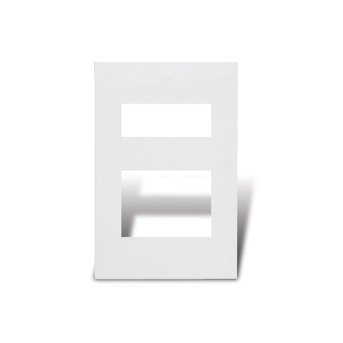 Tapa pvc siglo XXI lujo 1 punto y toma